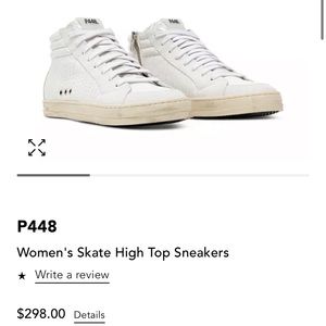 P448 Skate Peony Hi Top